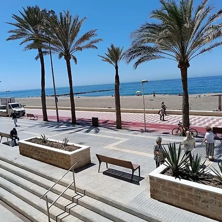 Piso Primera Linea Playa Almería Exterior photo